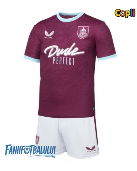 Burnley Echipament de Fotbal Replică 2025-26 Copii Acasa (+ Șorturi)